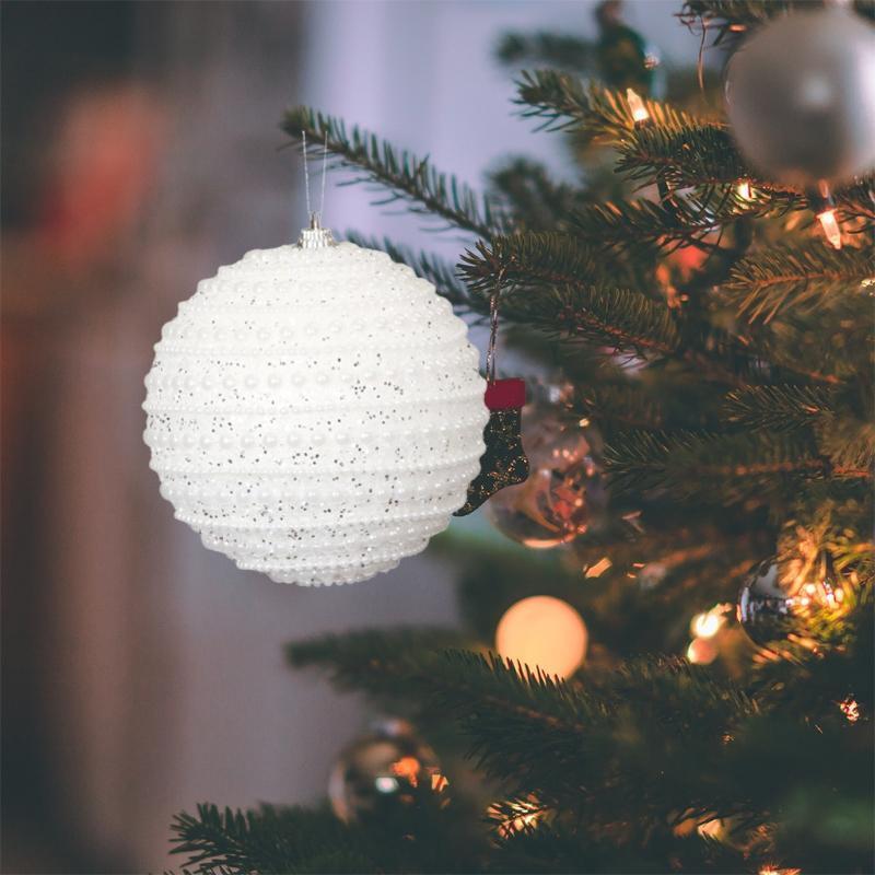 Christmas Foam Ball 2 Pack Crafts for Christmas Decoration Hanging Ornaments