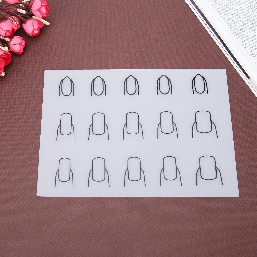 Women Silicone Nail Art Hand Pad Fingernail Coloring ?Mat Manicure Tools(B)