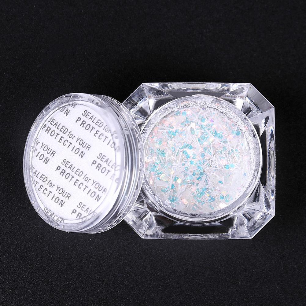 Water Drill Nail Sequins Fine Line Eyeshadow Glitter Powder Manicure Tools