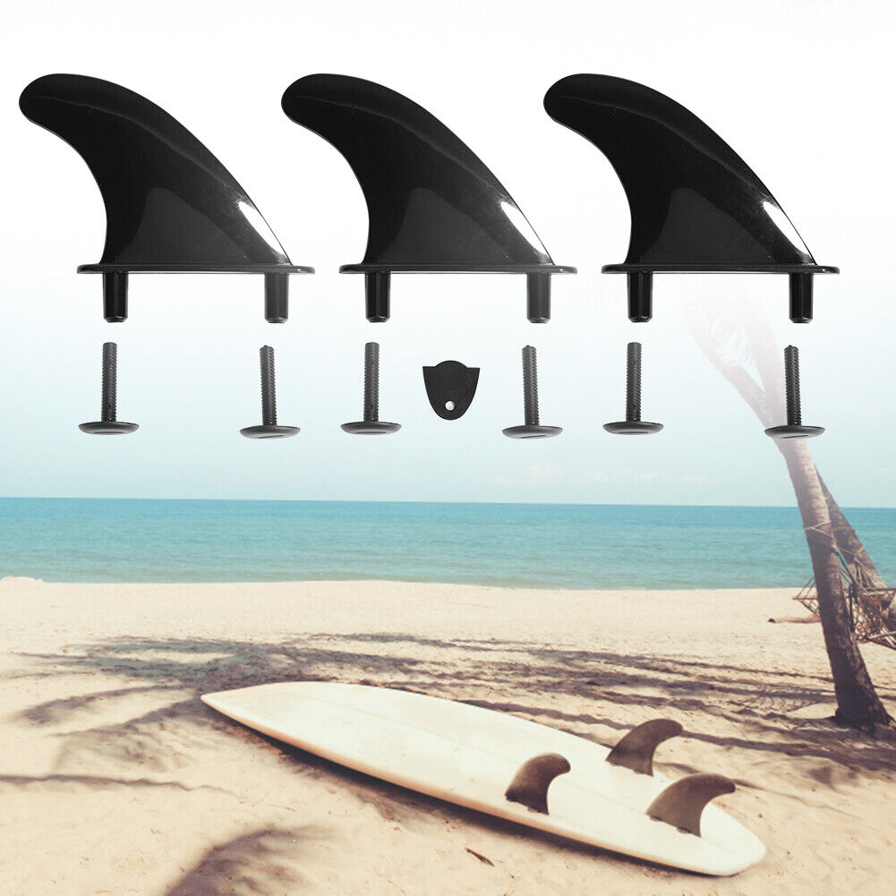 3x Soft Surf Fin for Surfboard Softboard Stand Up Paddle Board Accessories