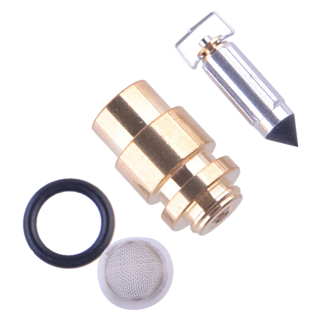 4 Set Carburetor Float Valve Needle Seat Fit For Yamaha FZX700 Fazer FZ750 Part