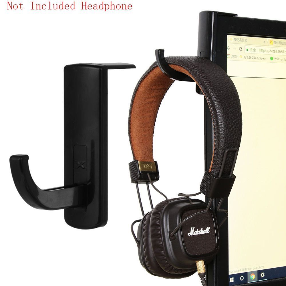 Household Plastic Stand Headphone Hook Monitor Holder Earphone Accessories