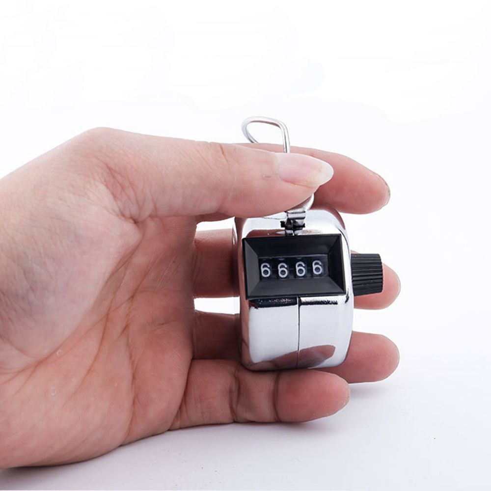 Portable Counting Clicker Number Counting Mechanical Counter 4 Digit Number
