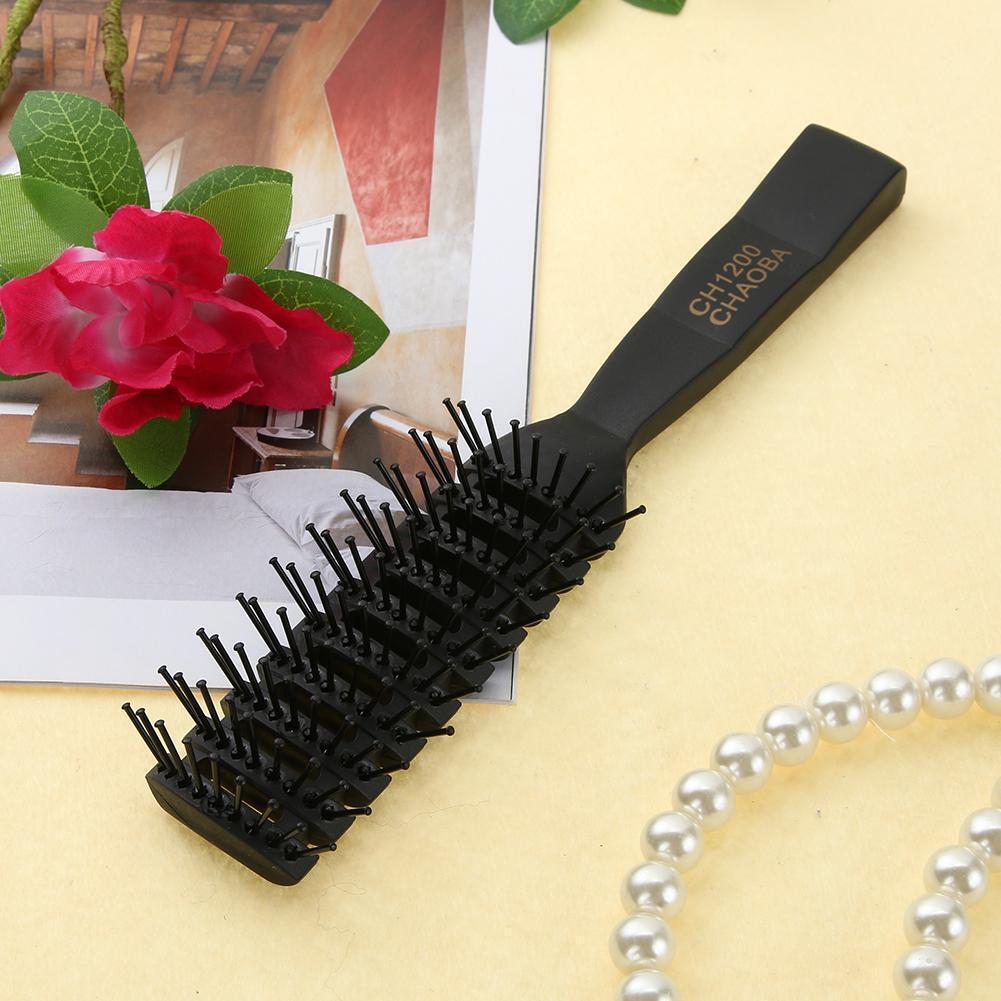 Pro Anti-Static Hair Comb Brush Ribs Hairbrush Salon Hair Care Styling Tool