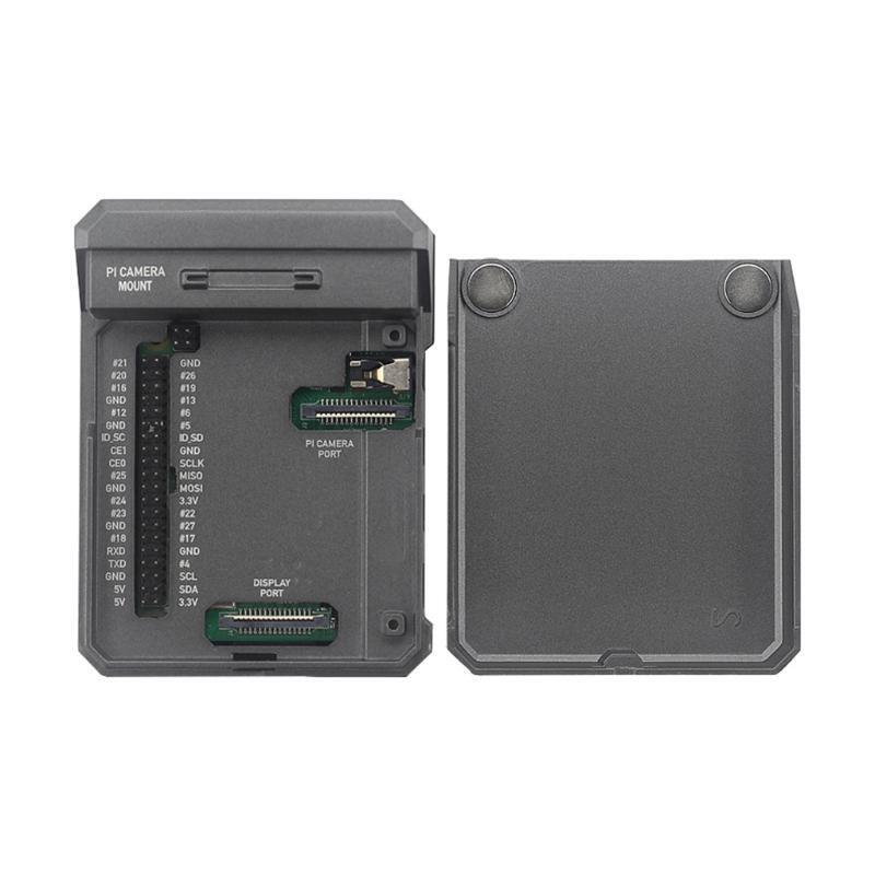 Raspberry Pi 4 Case Aluminum Metal Shell Sliding Magnetic Cover Passive Cooling