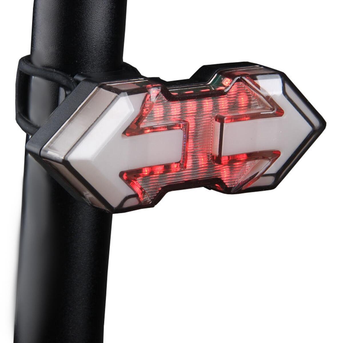 Bike LED Tail Light USB Rechargeable Turn Signal Indicator Road Bike Bicycle