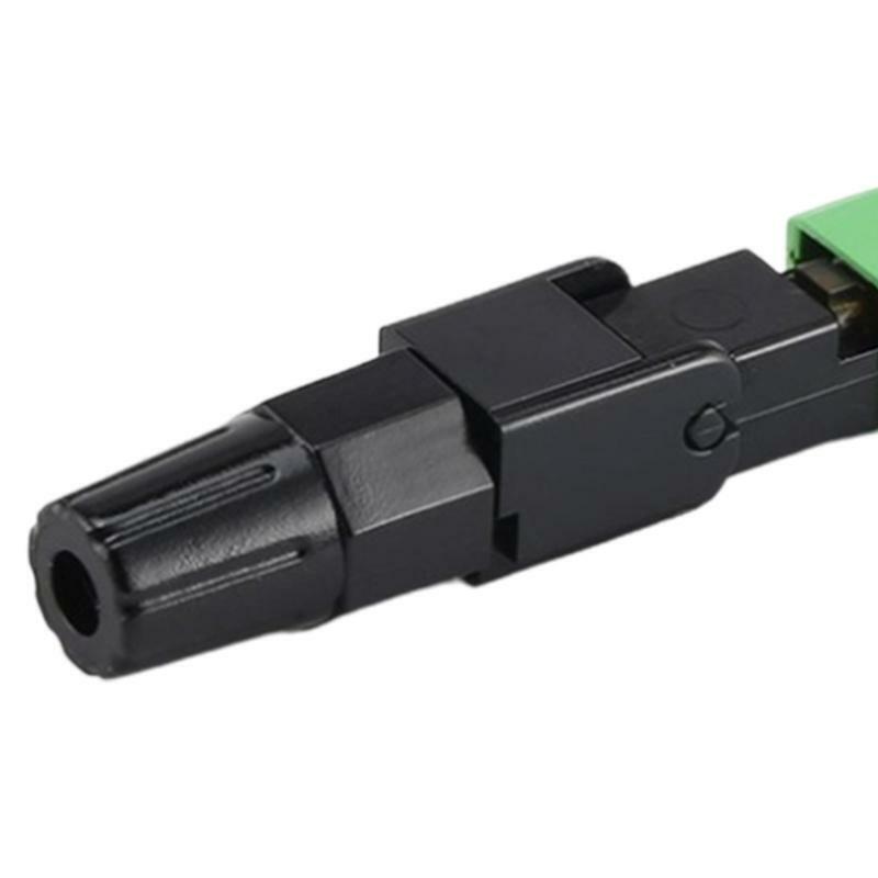 100 Pieces of SC/ APC Optical Fiber Quick Connector Quick Connector for FTTH