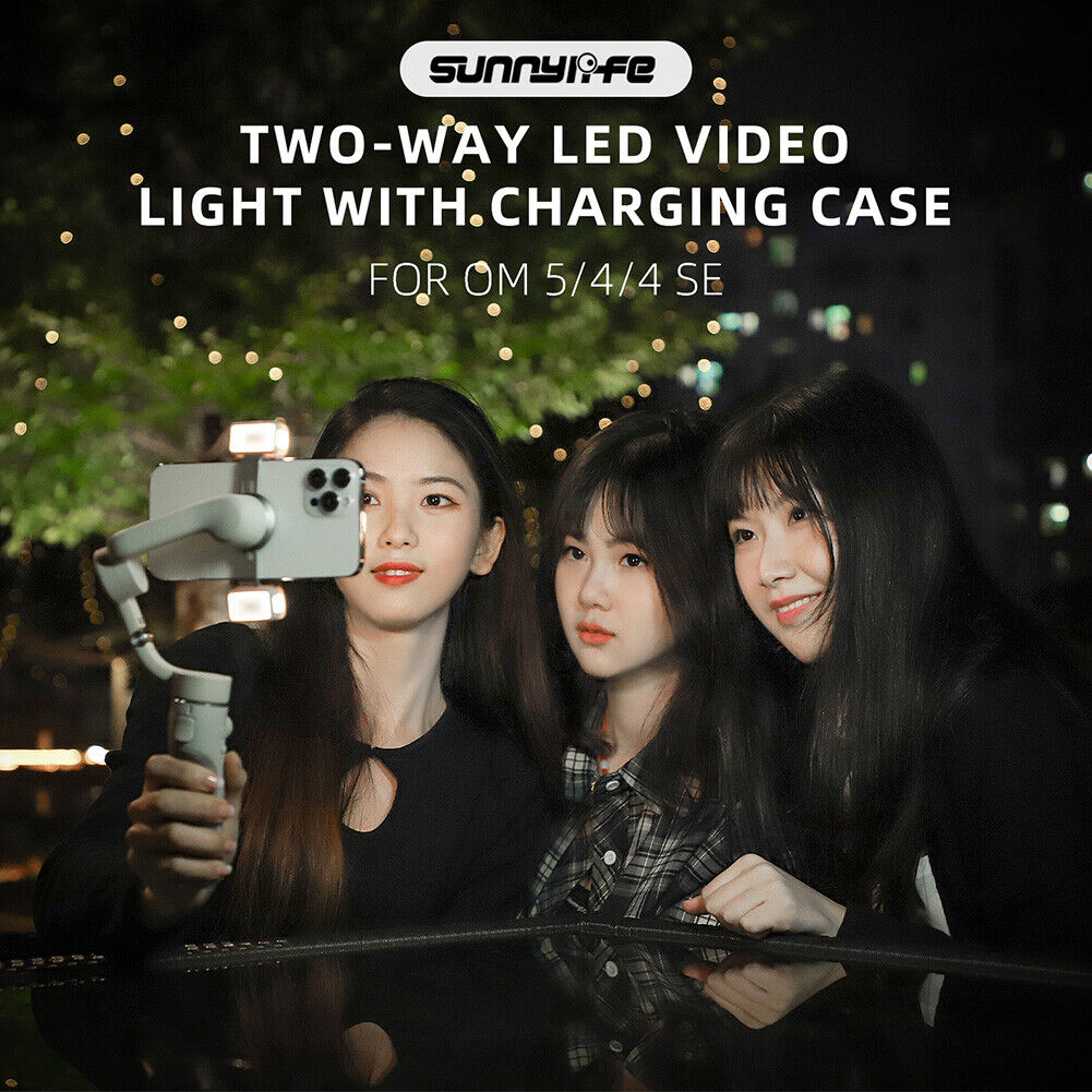 Sunnylife L375 2pcs LED Gimbal Photography Vlog Fill Light for DJI OM5/4SE