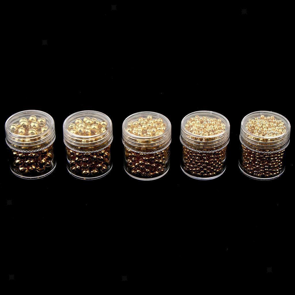 15Pcs Rondelle Loose  Jewelry DIY Making Round  Findings 3
