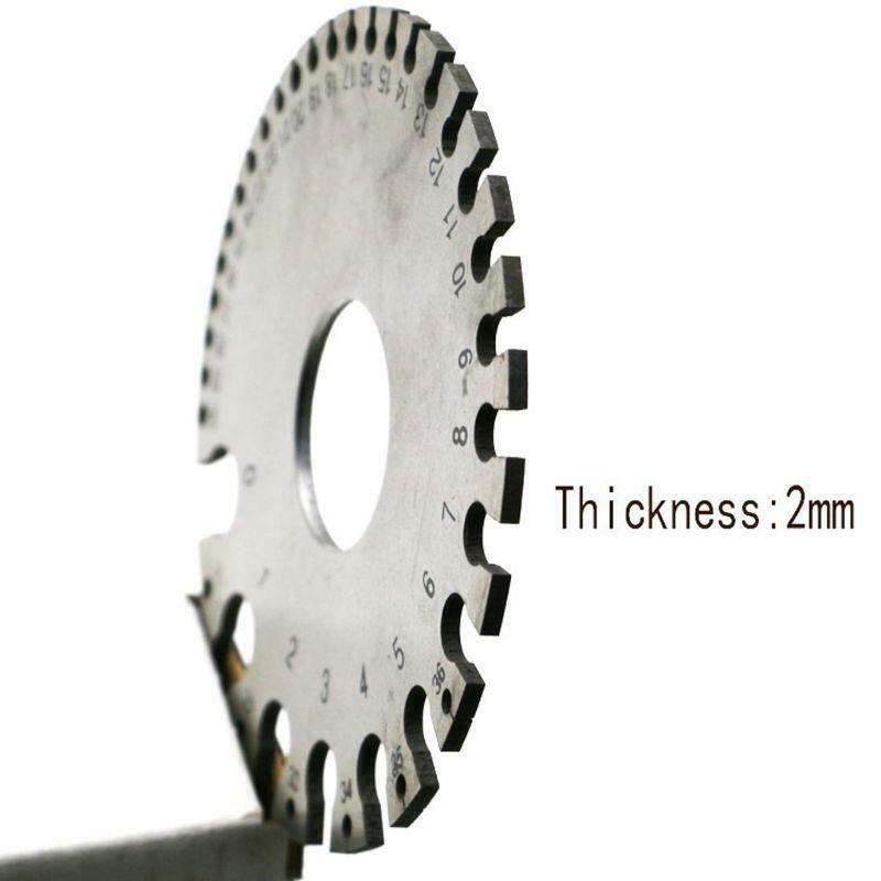 Round Cable Sheet Stainless Steel SWG Wire Gage Standard Thickness Metal Gauge