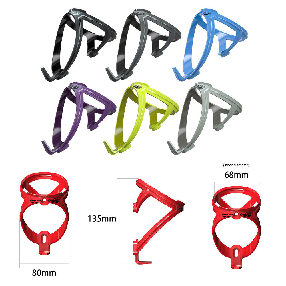 ENLEE Road Bicycle Water Bottle Holder Cages MTB Bike Kettle Rack (Purple)