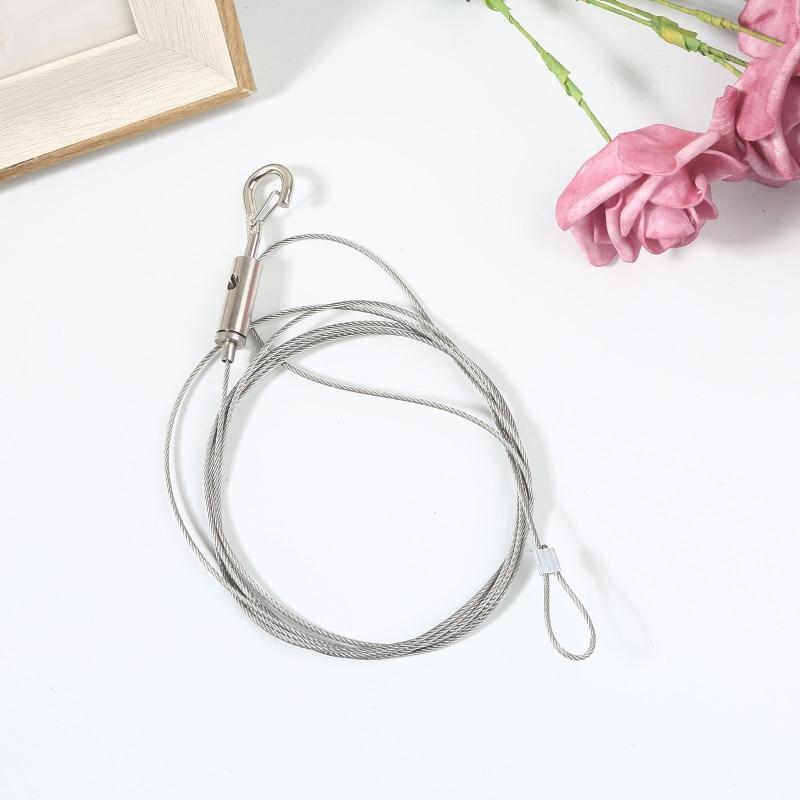 2PCS Adjustable Picture Hanging Wire Kit 2m Heavy Duty Mirror Hanging Wire