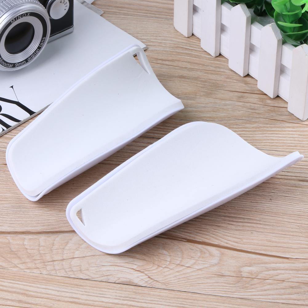2pcs Kids Football Soccer Shin Guards Leg Supports Protector Pads (White)