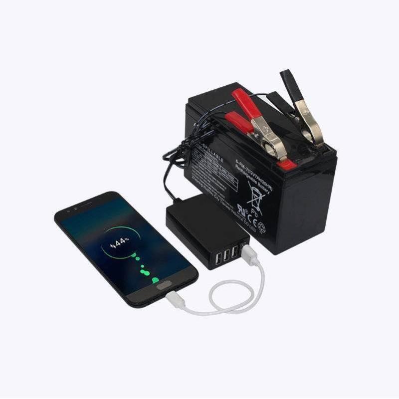 12V 24V to 5V 8A 4 USB Port DC Converter Automatically Identify Shunt Charging