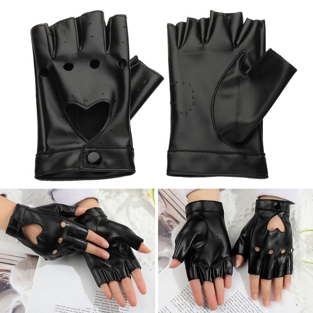 Apparel Accessories Driving Mittens Leather Gloves Dancing Mittens Punk Glove