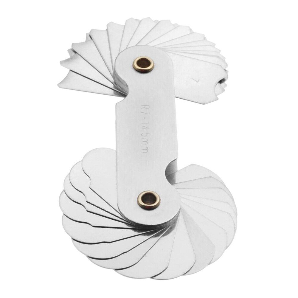 Professional Folding 32 Blade R7-14.5mm Radius Gauge Gage Measure Measuring Tool