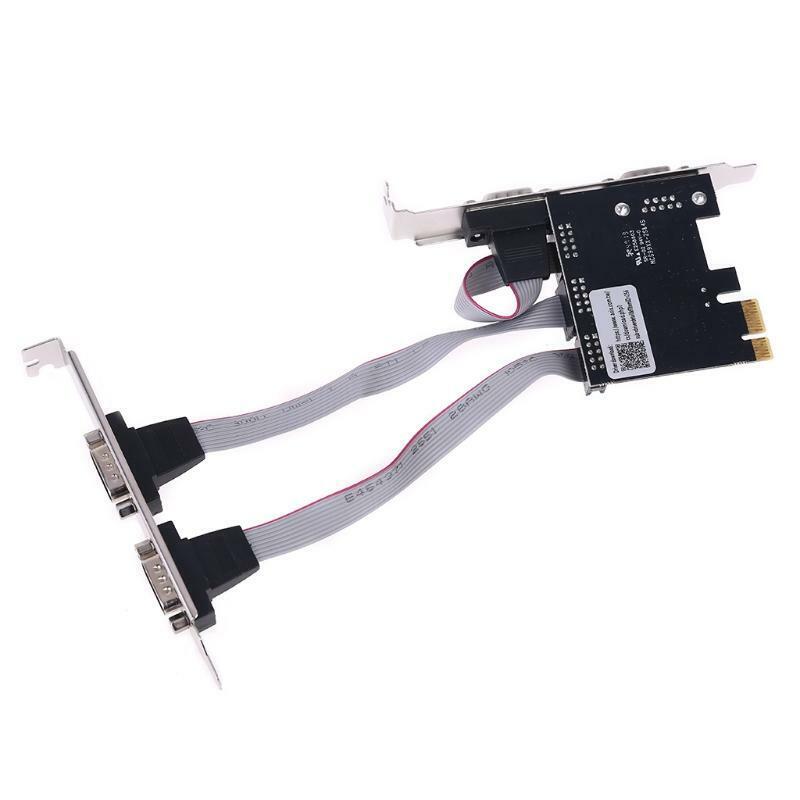 TXB071 PCI Express Add on Card 4 Ports Serial Riser Cards Multi RS232 DB9 PCIe