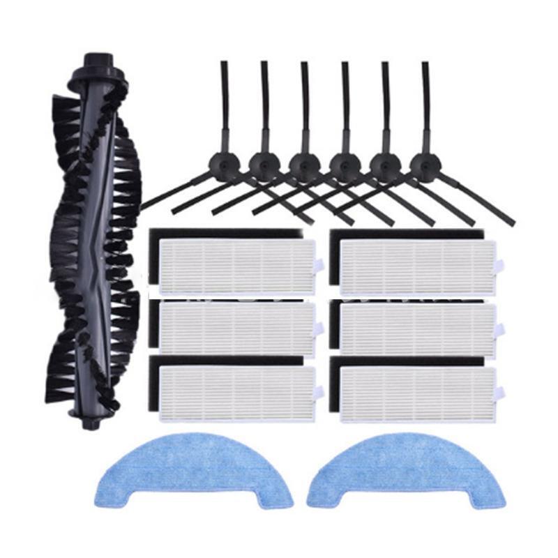 Sweeper HEPA Filter Side Brush Roller Brush Mopping Pads for ILIFE A4S Parts
