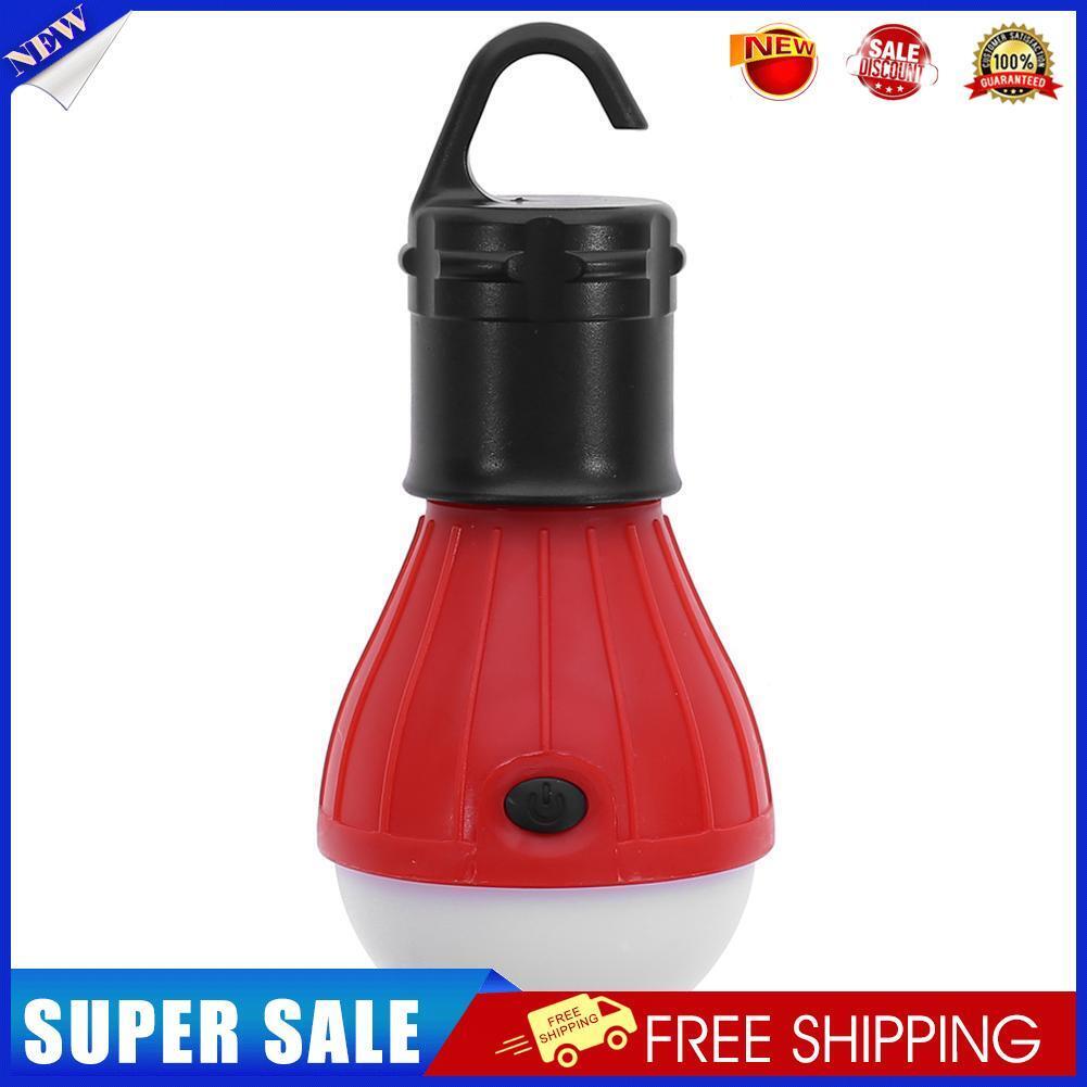 Mini Outdoor 3 LED 800LM Camping Tent Bulb Light Emergency Lamp (Red)