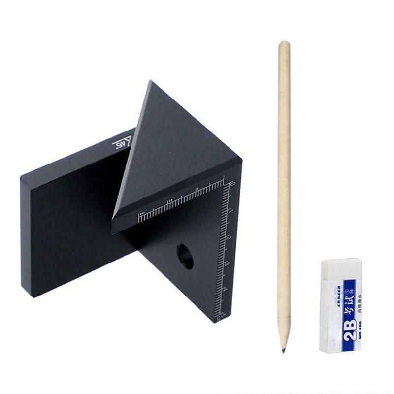 45 Degree Woodworking Line Scriber Right Angle Marker Gauge Angle Scribe Tools