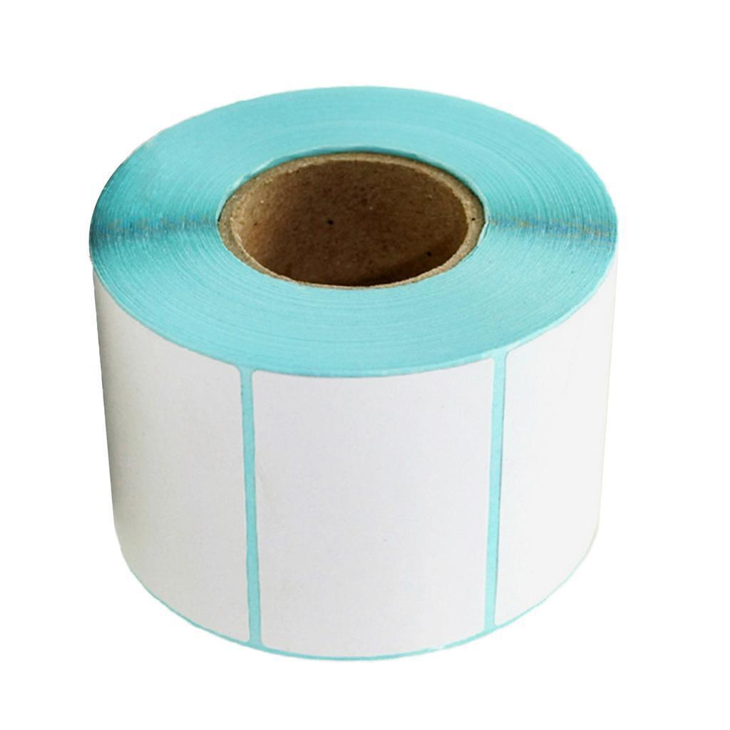 500 Pieces 70x50mm Blank White Thermal Adhesive Sticky Adress Printer Labels