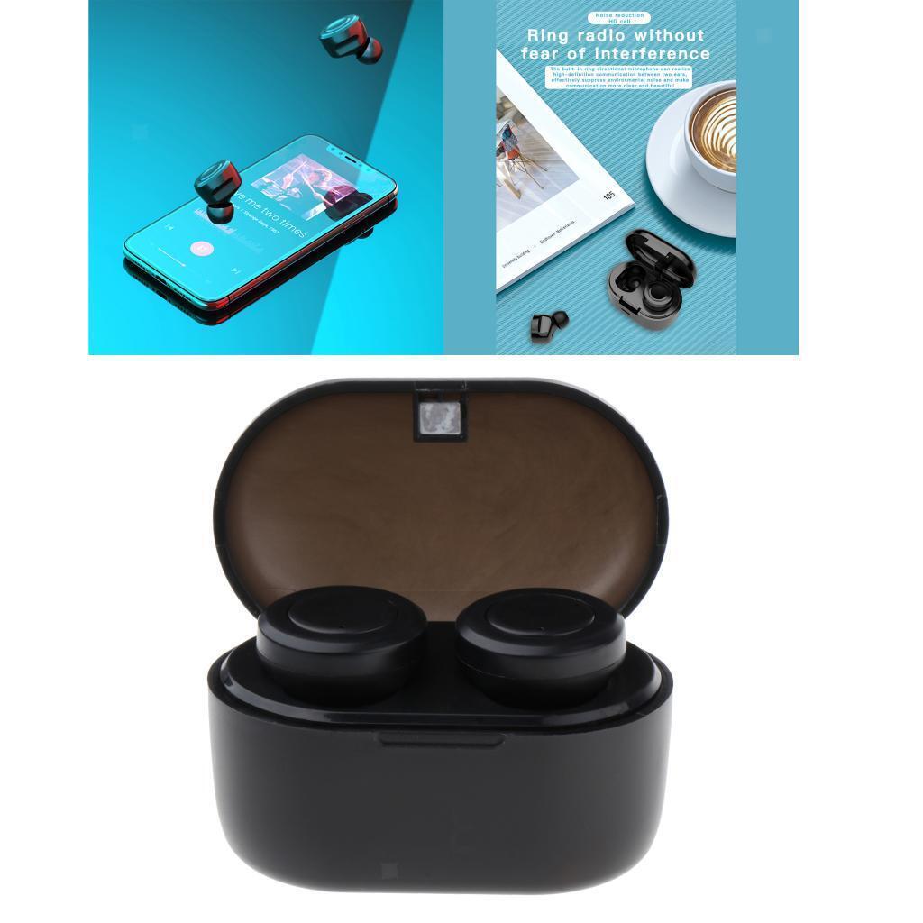 A6 Hifi  5.0  Earphone Earbuds LCD Power Display W/ Charging Box
