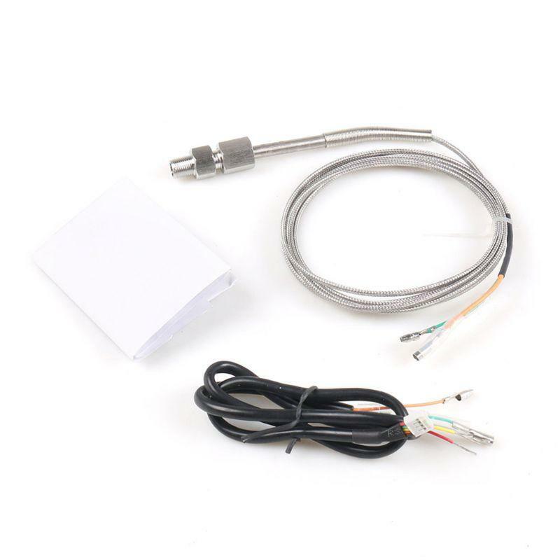 2'' 52mm LED Digital Exhaust Gas Temperature Temp Gauge 12V Car EGT Thermometer