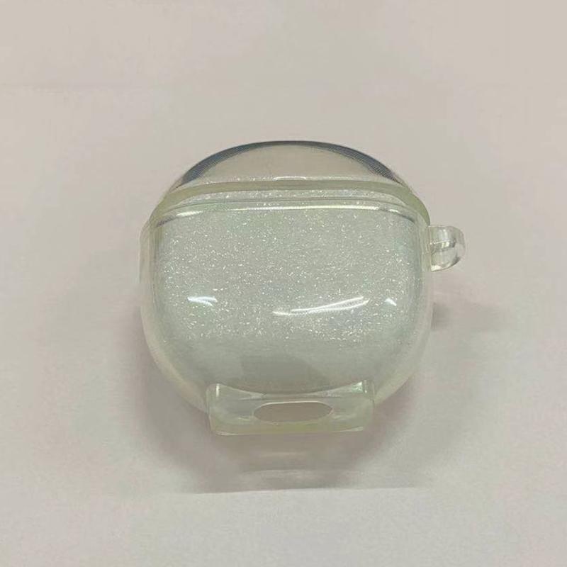 Case Cover with Keychain for-OPPO Enco Play Wireless Earbuds Transparent Case