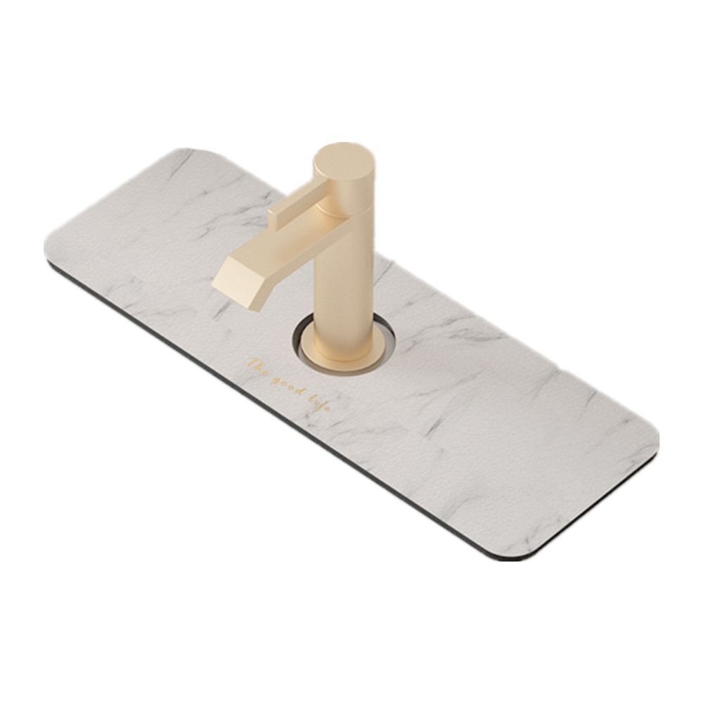 Slip Diatom Mud Faucet Absorbent Mat Splash-proof Water Mat Faucet Bottom Mat