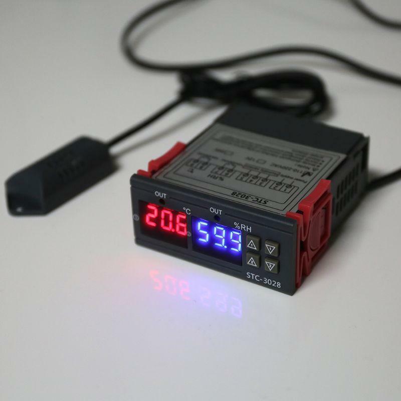 Digital Thermostat Humidistat Humidity & Temperature Controller AC 110V 220V 10A