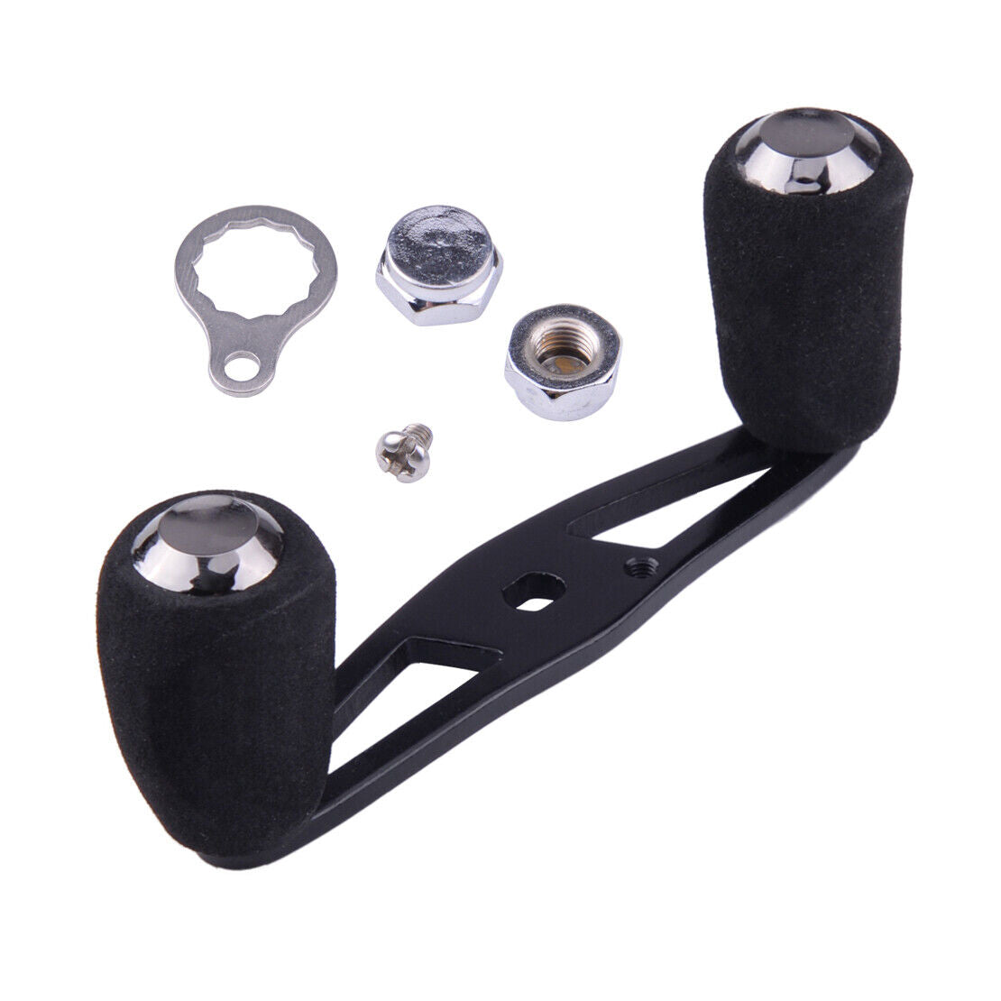 Power Handle Grip Double Knob Maintenance Repair fr Baitcaster Fishing Reel Li