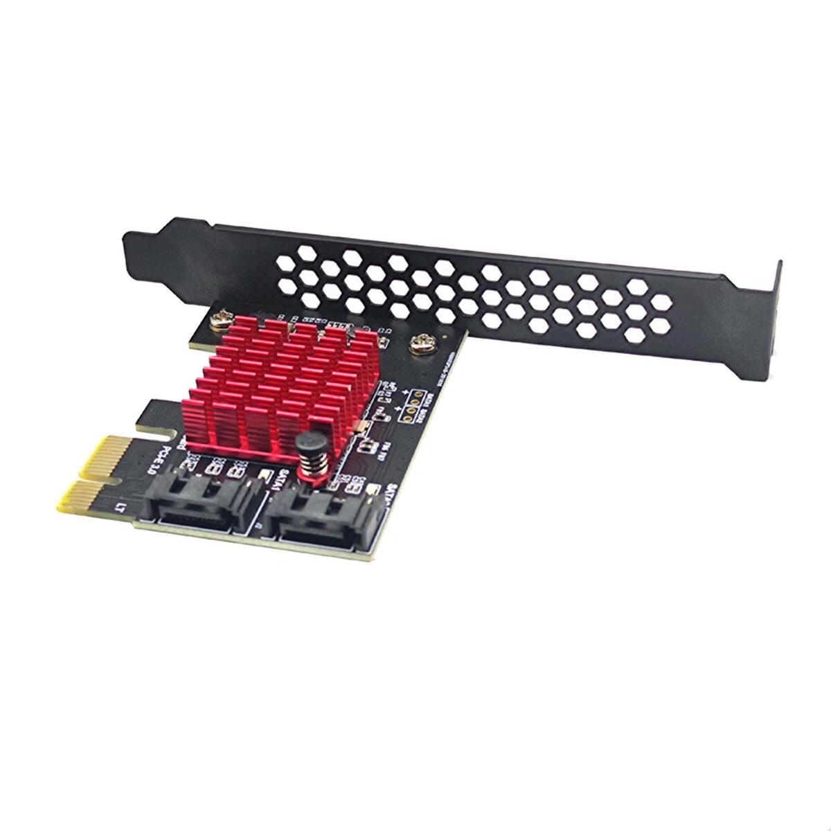 xpress 2 Ports Card  1x  to SATA3.0 Black Jmb582 for HDD SSD
