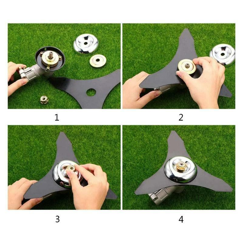 Weed Trimmer Blade Adapter Kit for Straight Shaft String Trimmer Brush Cutter