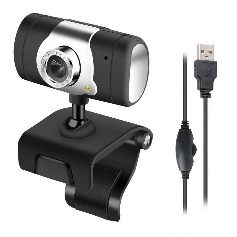 Home Durable Study Laptop Webcam Camera USB H-D Computer PC With Microphone
