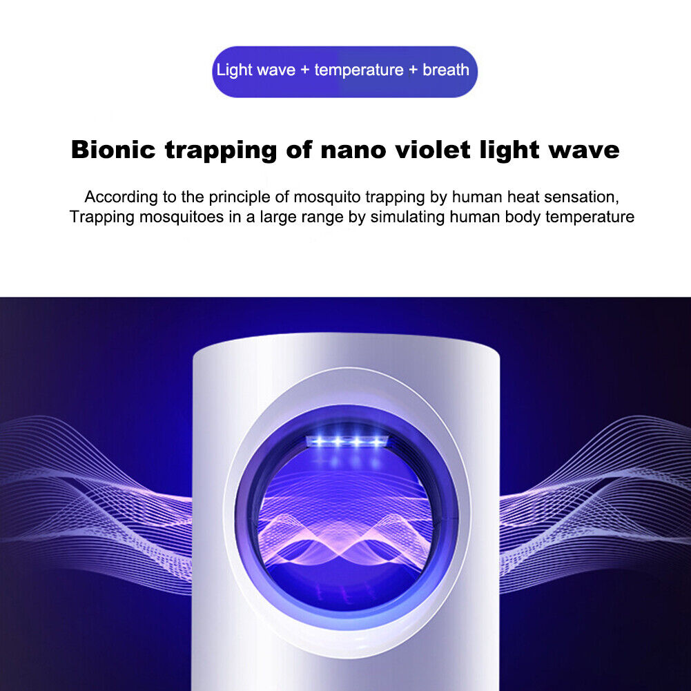 LED Mosquito Repellent Light Garden Bug Zapper Insect Fly Trap Lamp (B)
