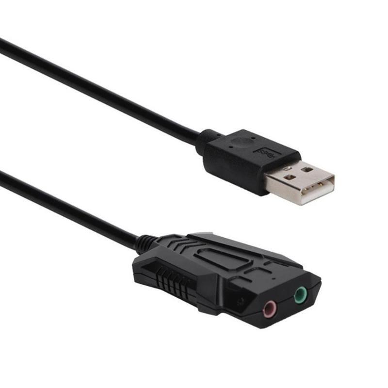 USB Sound Cards External Independent Desktop Computer Notebook PS4 Sound Adapter