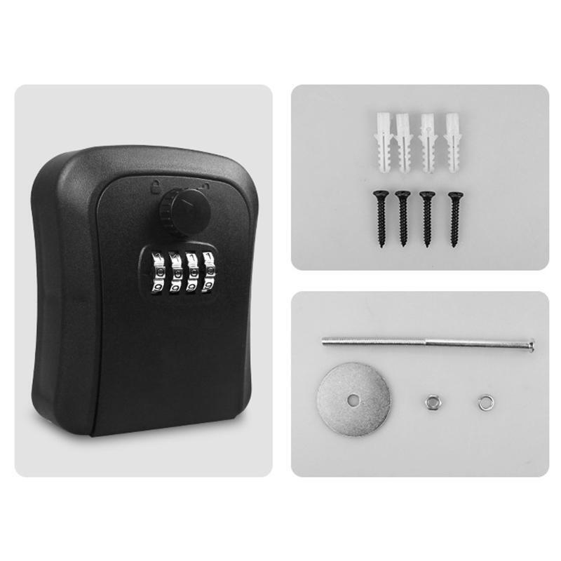 Password Key Box Outdoor Keep a Spare Key for Your Home Weather Resistant