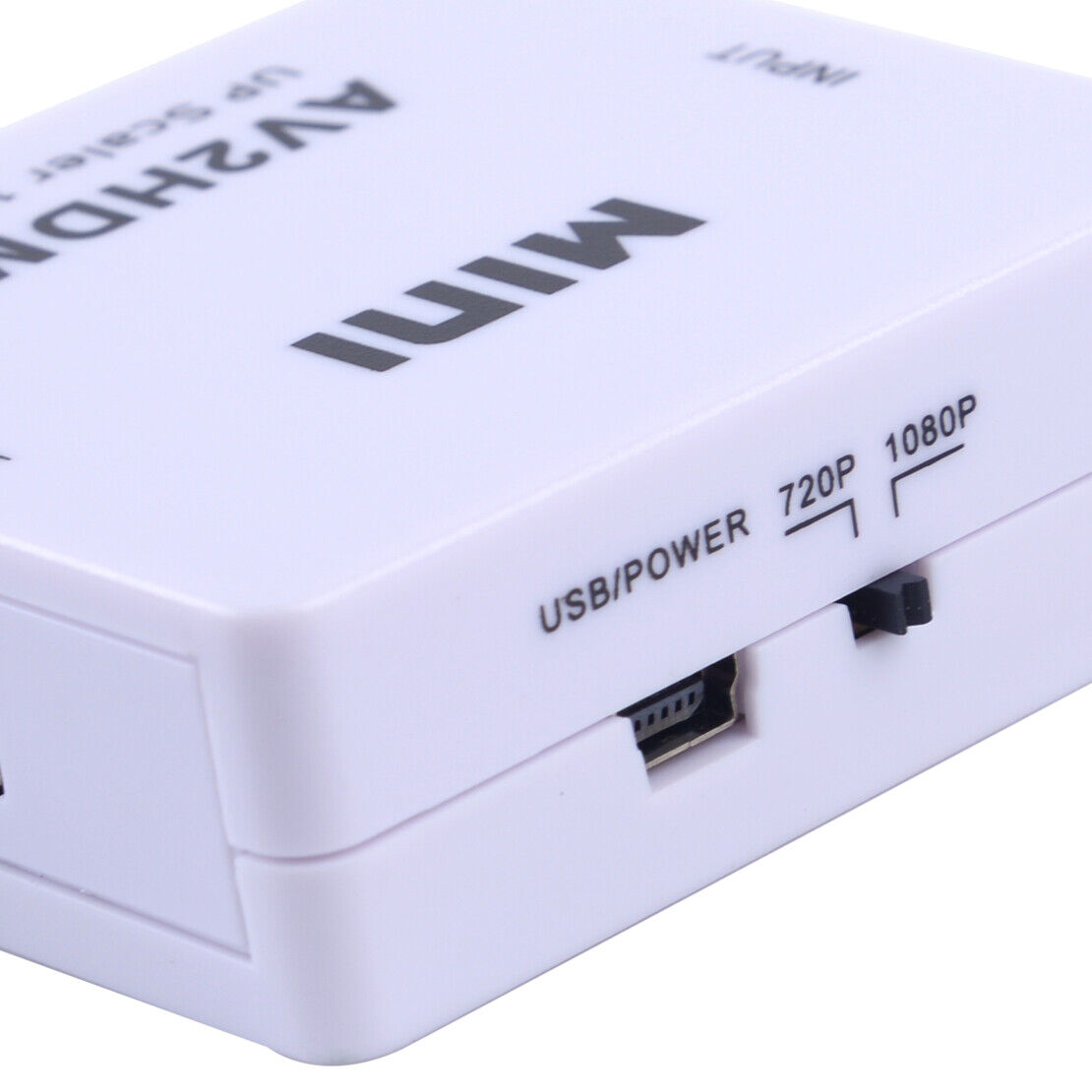 AV2HDMI Composite 1084P Mini RCA AV To HDMI Adapter Video Converter HDTV DVD Li
