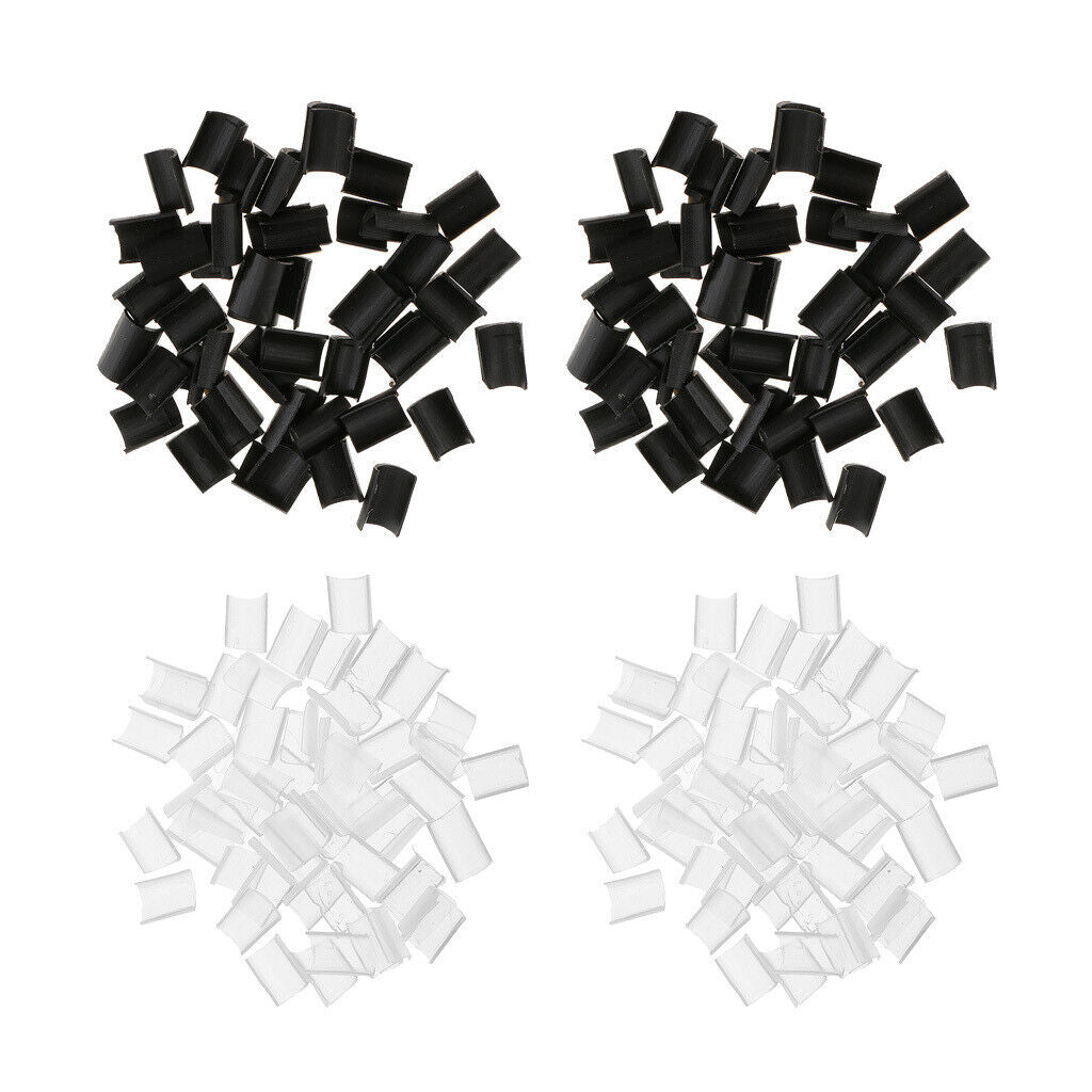 200x Flat  Keratin  Extensions Toupee Bonding  Glue black and and+White