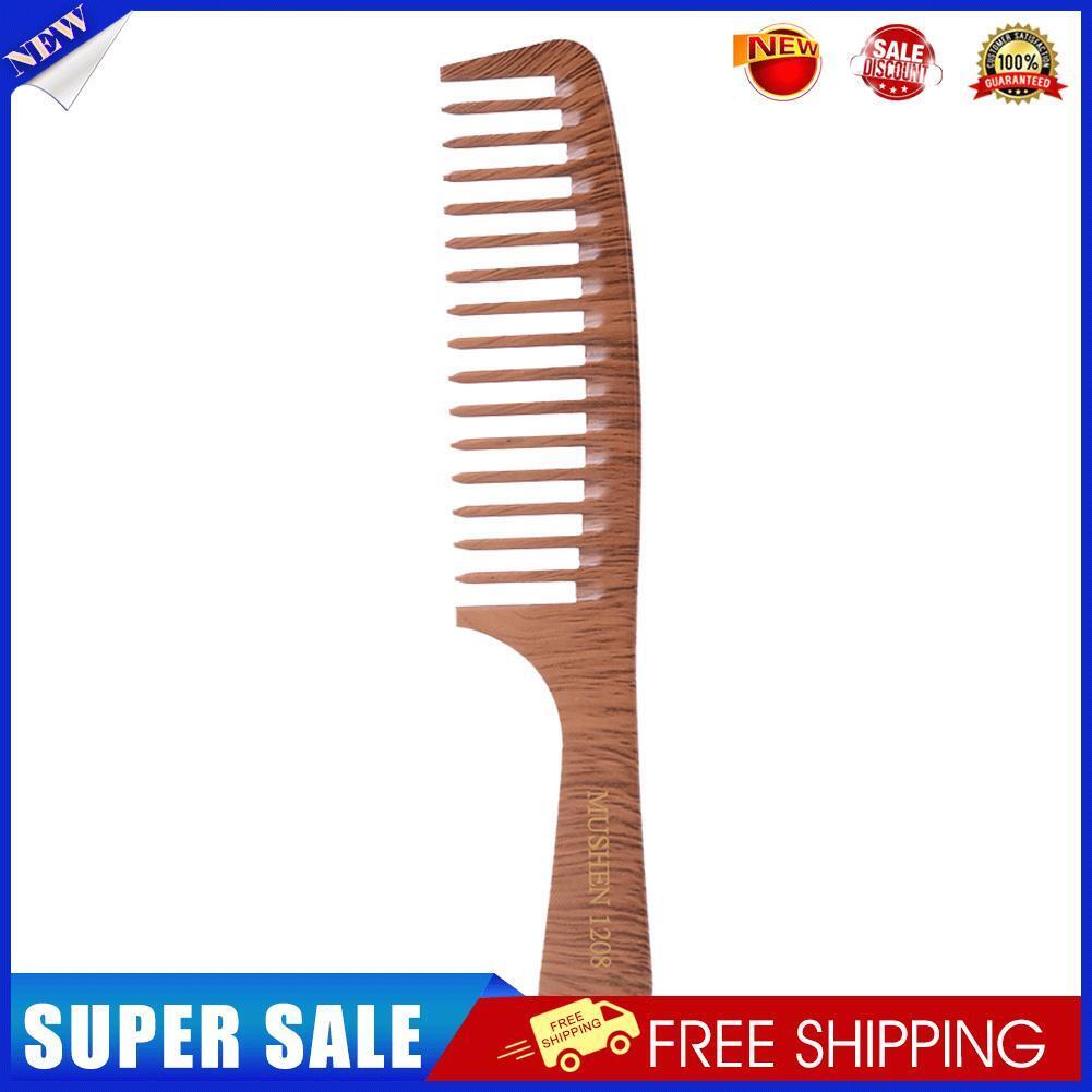 Wooden Smooth Comb Scalp Massage Anti Tangling Static Salon Hair Brush (08)