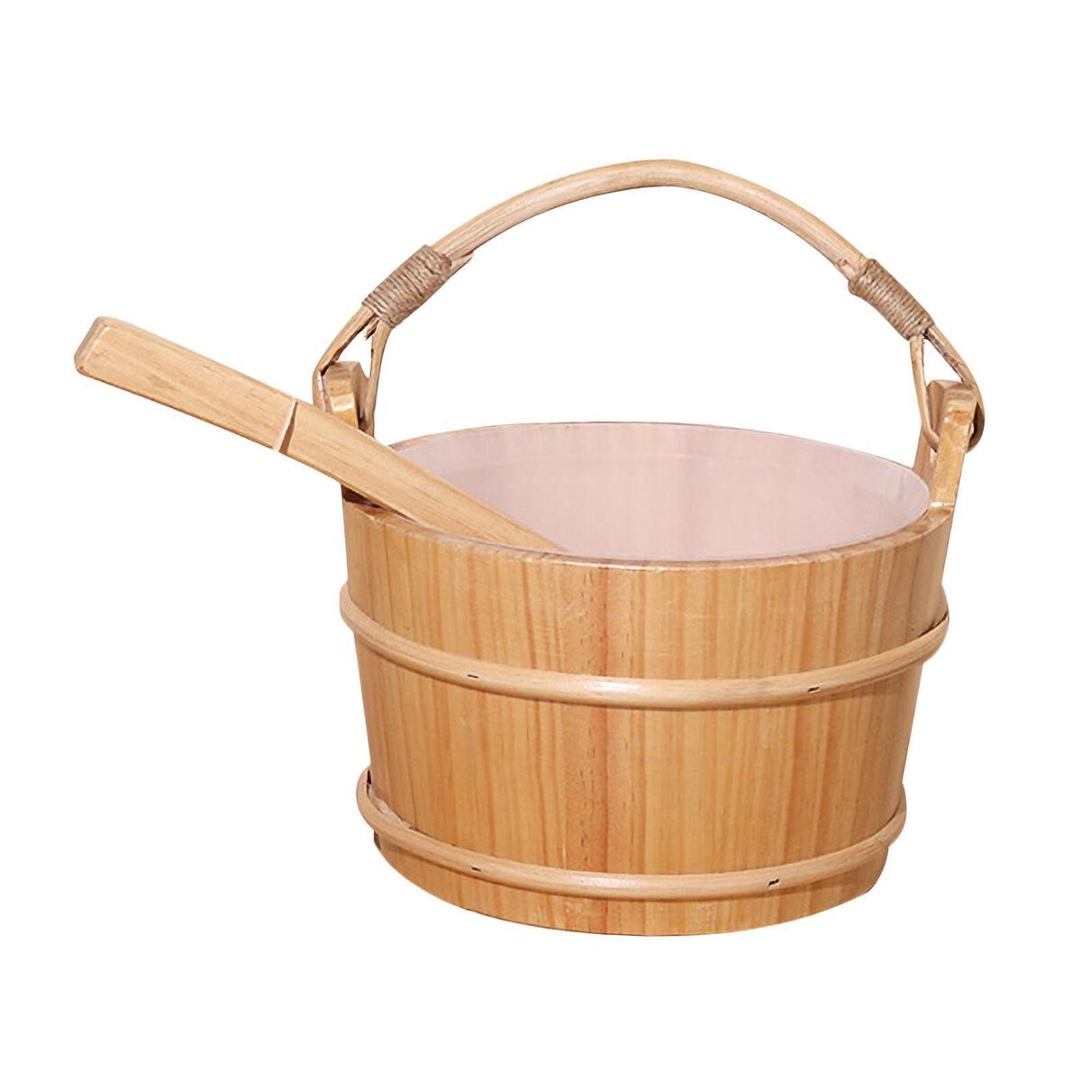 1 Gallon  Sauna Bucket and Ladle & Liner SPA Accessory -