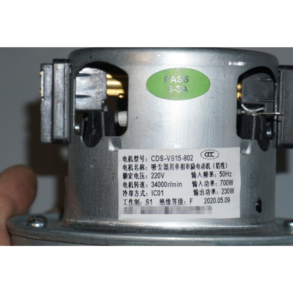 220V 700W Vacuum Cleaner Motor Replace CDS-VS15-802 High-speed 34000RPM Motor A2