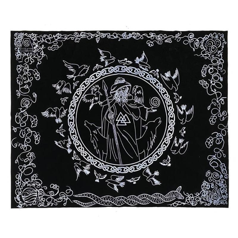 74x60cm Divination Altar Prayer Tablecloth Board Astrology Velvet Table Cloth