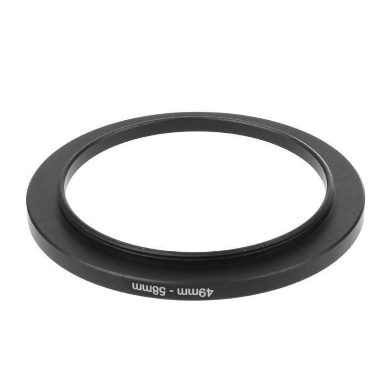 49mm To 58mm Metal Step Up Rings Lens Adapter Filter Camera Tool Accessories New