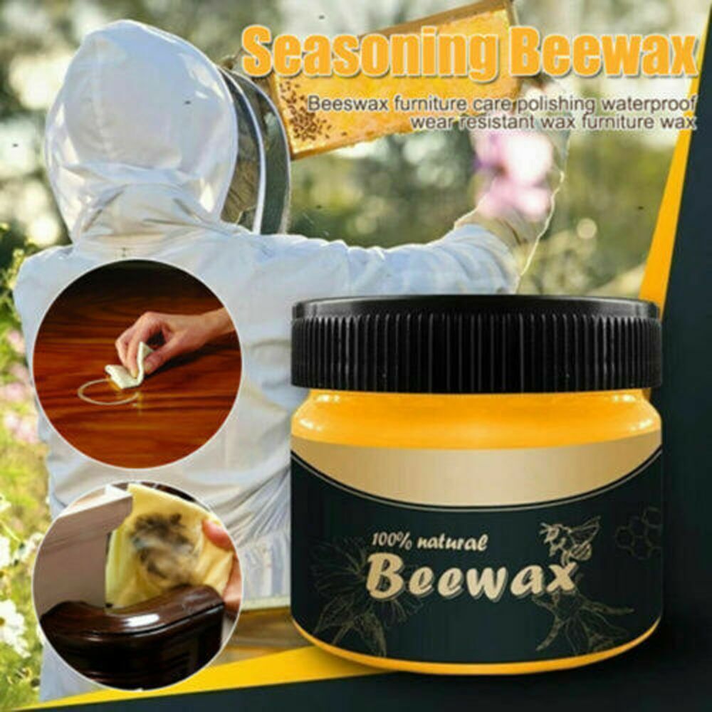 Cleaning Sponge Wood Seasoning Beewax Furniture Care Polishing Wax Waxing Wax
