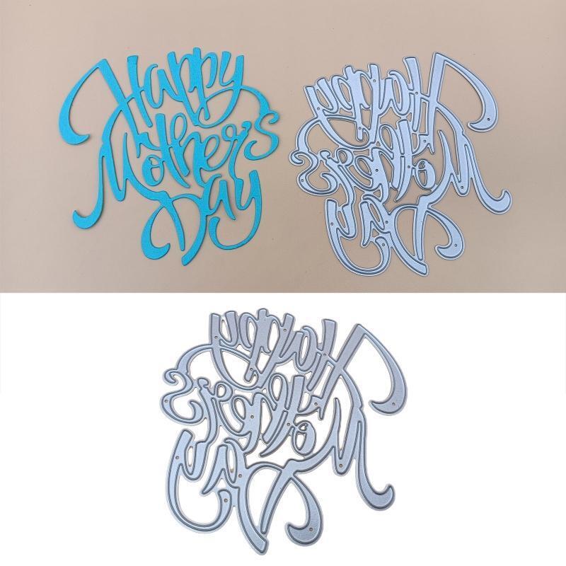 Happy Mother's Day  Metal Cutting Dies Stencil Scrapbooking DIY Album Stamp