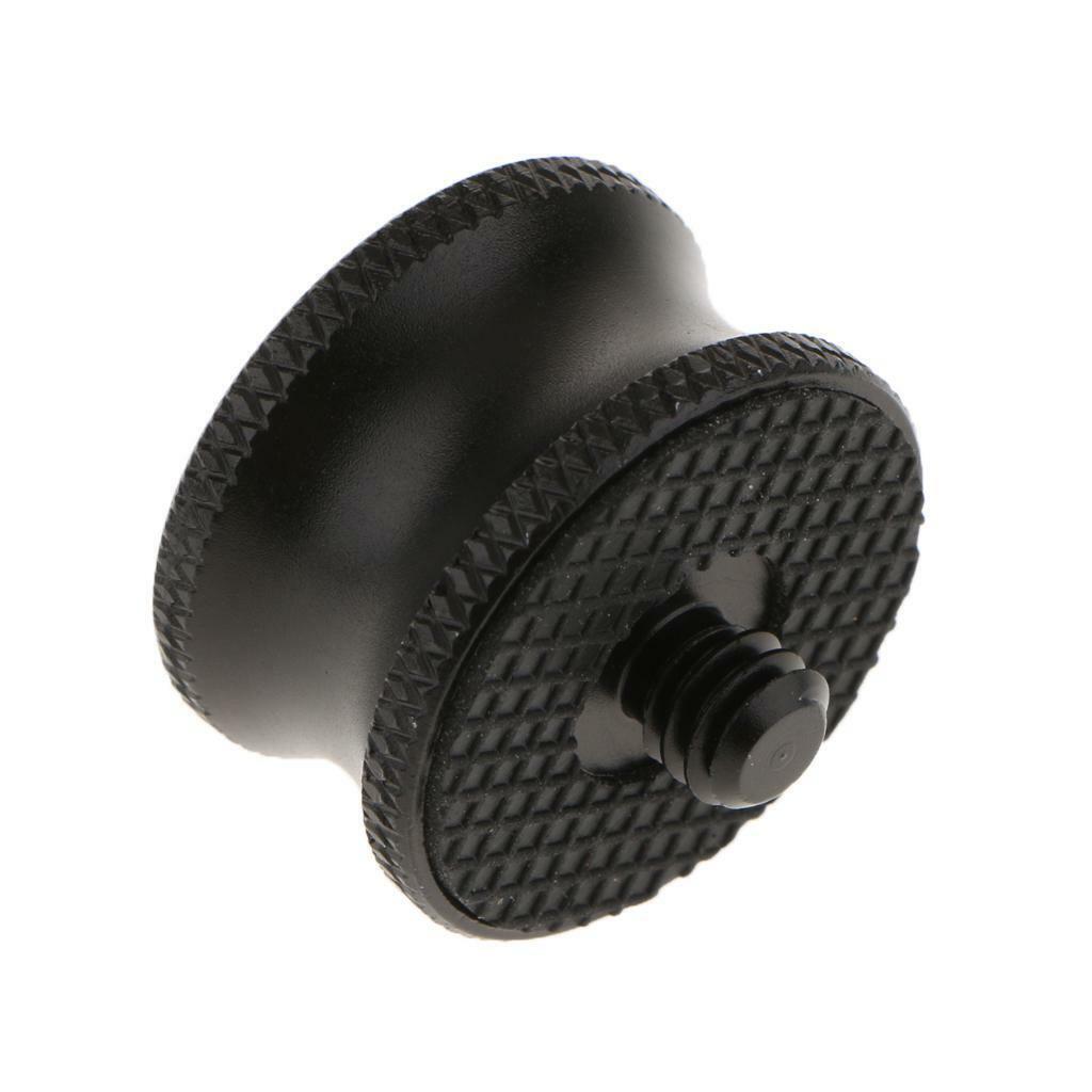 1/4 " to 3/8" Fe Adapter Screw for Tripod Release   Black