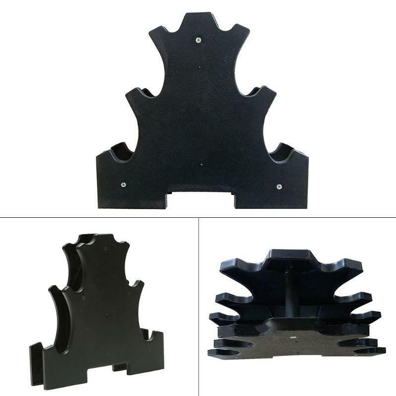 3 Tier Dumbbell Rack Holds up to 100lbs Gym Fitness Exercise Dumbbell Holder