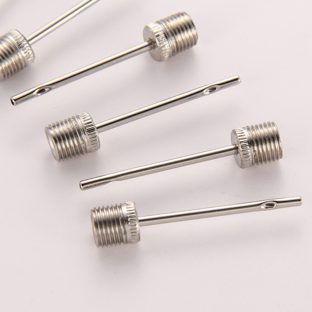 10PCS Inflating Pump Needle Valve Adaptor Sports Soccer Basketball Football