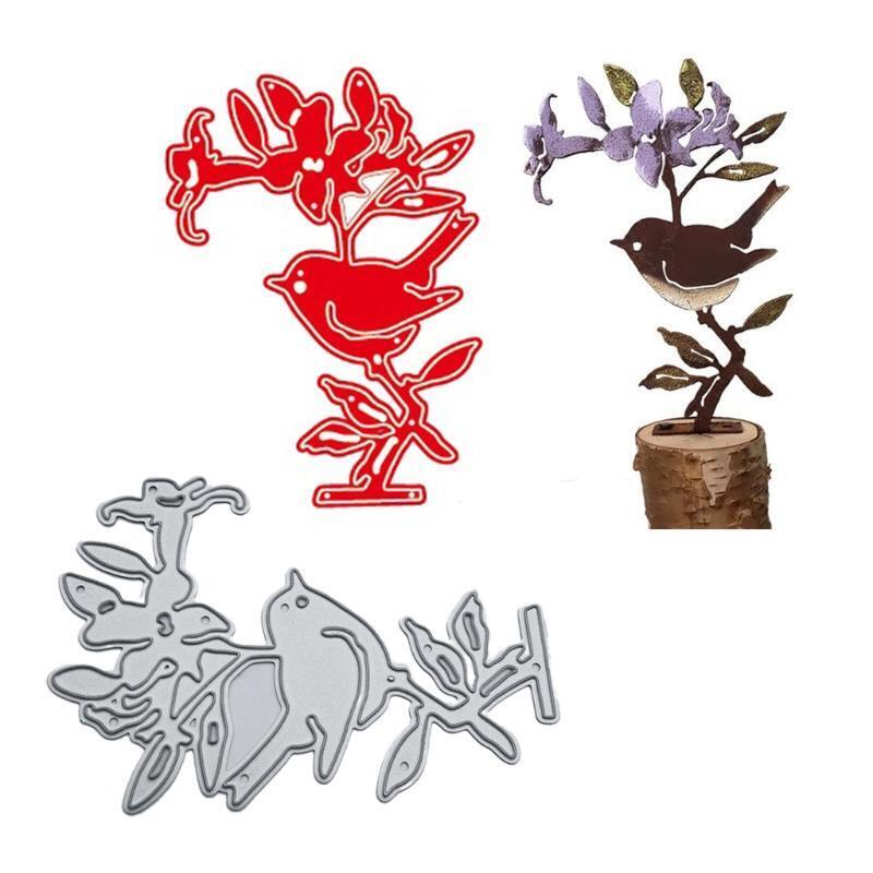 Cute Bird Metal Cutting Dies Stencil DIY Scrapbooking Album Paper Card Template